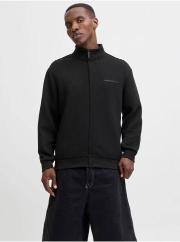 Jack & Jones Sweatshirt mit Reißverschluss in Black