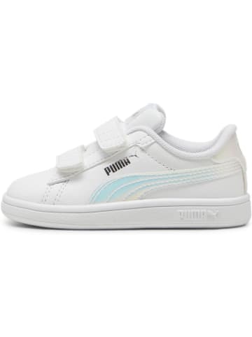 Puma Kinder Sneaker "Smash 3.0 Holo 2.0 V Inf" in Weiß