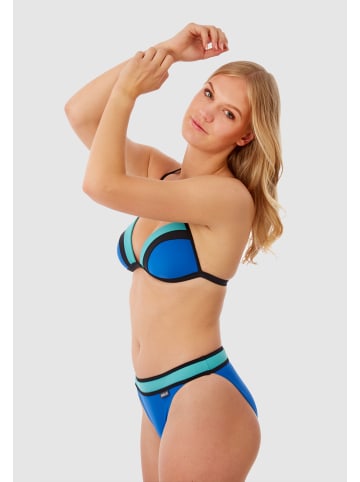 BECO the world of aquasports Bikini BEactive Sweetheart X-Back Swimwear in blau-türkis