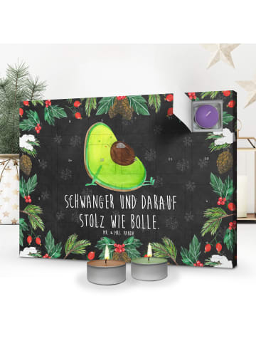 Mr. & Mrs. Panda Duftkerzen Adventskalender Avocado Schwangersch... in Kreidetafel