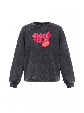 myMo ROCKS Women Sweatshirt in Black