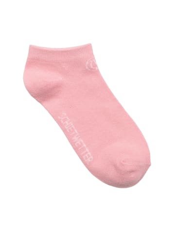 SCHIETWETTER Sneakersocken 3er Pack in rose-white-lightblue