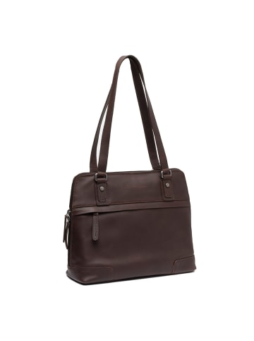 The Chesterfield Brand Belgrado Schultertasche Leder 32 cm Laptopfach in brown