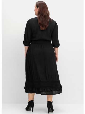 sheego by Joe Browns Maxikleid in schwarz