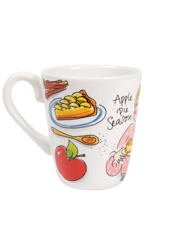 Blond Amsterdam Becher Gemütliche Tage - Apfelkuchenzeit in Bunt - 350 ml