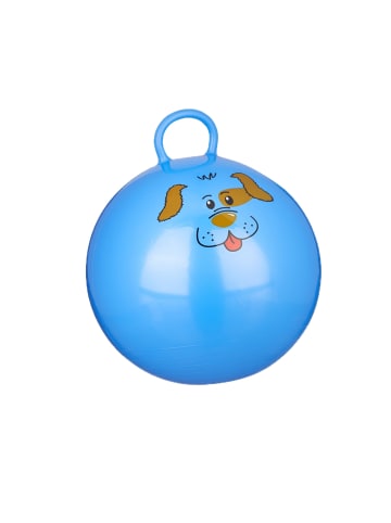 4x Hüpfball "Hund" in Blau