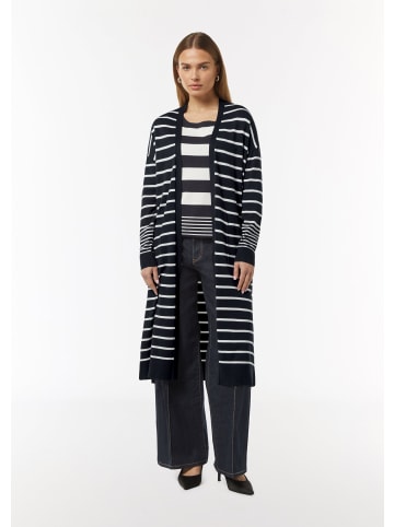 comma Strickjacke langarm in Blau