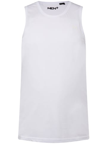 Men Plus Tank Top in schneeweiß