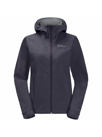 Jack Wolfskin Regenjacke Elsberg in Anthrazit