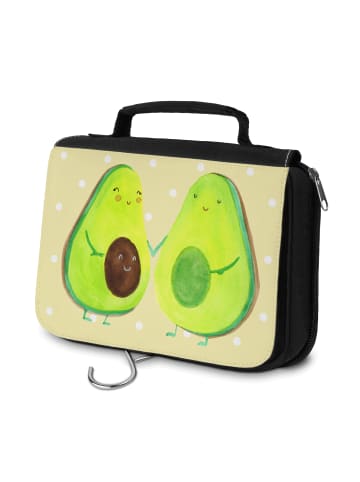 Mr. & Mrs. Panda beautycase Avocado Pärchen ohne Spruch in Gelb Pastell