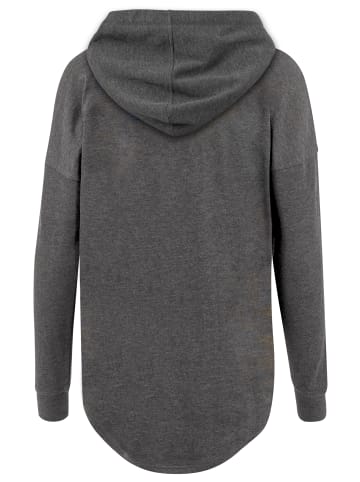 F4NT4STIC Oversized Hoodie Cities Collection - Hamburg skyline in charcoal
