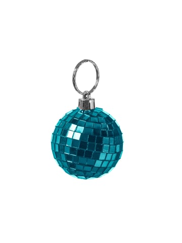 SATISFIRE 12x Spiegelkugel Mini Discokugel D: 5cm in blau