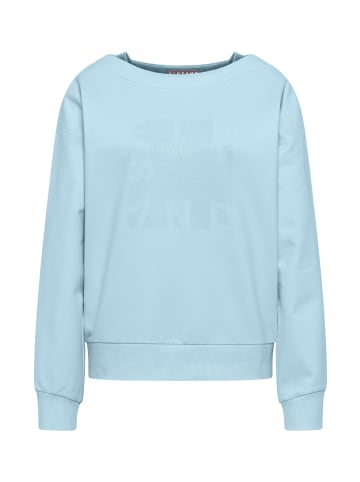 ELBSAND Sweatshirt  in Wave Blue