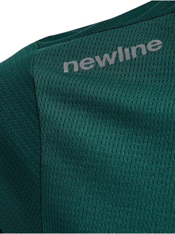 Newline Newline T-Shirt S/S Kids Core Laufen Kinder in SEA MOSS