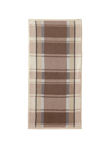 Erwin Müller Jacquard Handtuch 4er-Pack Ludwigsburg in braun