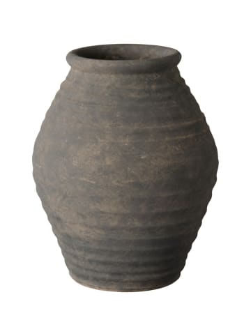 IB Laursen Minerva Krug mit Rillen in grau