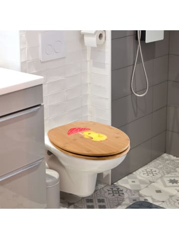Mr. & Mrs. Panda Motiv WC Sitz Küken Fliegenpilz ohne Spruch in Braun