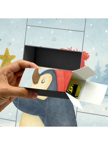 Mr. & Mrs. Panda Adventskalender Zum Befüllen Pinguin Weihnachts... in Weiß