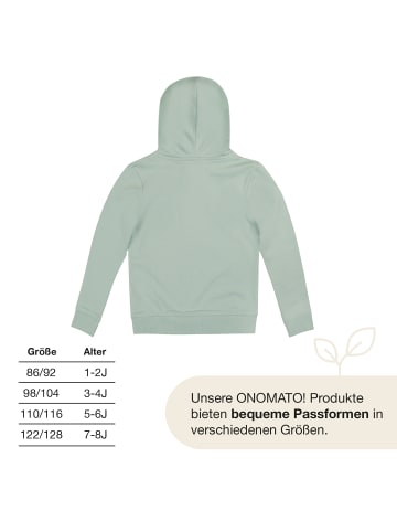 ONOMATO! Sweatshirt mit Kapuze Cradle to Cradle in Grün