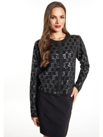 faina Damen Strickjacke in Schwarz