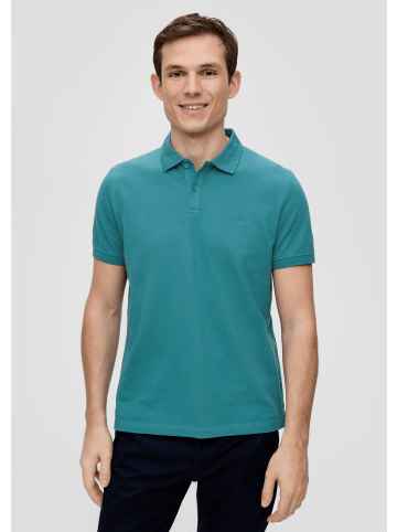 S. Oliver Polo-Shirt kurzarm in Petrol