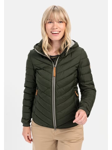 Camel Active Steppjacke aus recyceltem Polyester in Dunkelgrün