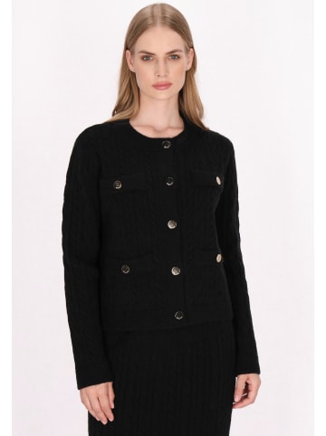DreiMaster Klassik Damen Cardigan in Schwarz