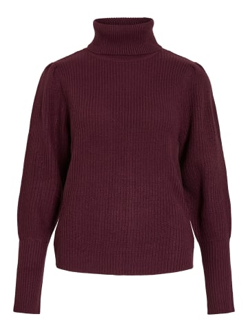Vila Strickpullover in Fig