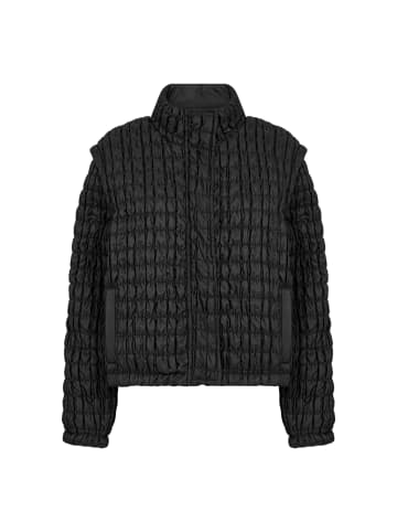 soyaconcept Gesteppte Jacke mit hohem Kragen in Schwarz