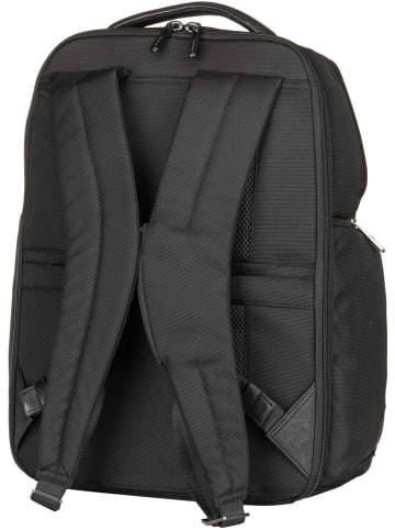 Piquadro Rucksack / Backpack Brief Fast-Check Backpack 4532 RFID in Nero
