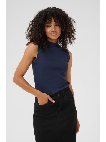 Kaffe Ärmellose Bluse KAcarla Slim fit in Midnight Marine