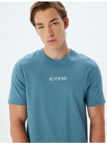 KOTON T-shirt in Blau