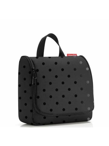 Reisenthel cosmetics toiletbag - Kulturbeutel 20 cm (twist navy) in glossy dots black