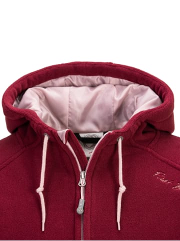 First B Fleecejacke Windbreaker in bordeaux