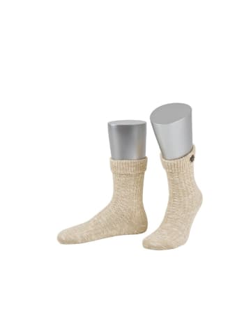Edelnice Trachtensocken in creme