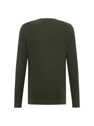 Mustang Strickpullover in Olivgrün