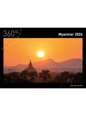 360 grad Kalender - Myanmar Premiumkalender 2026