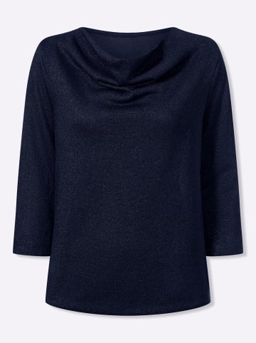 WITT WEIDEN Wasserfallshirt in marine