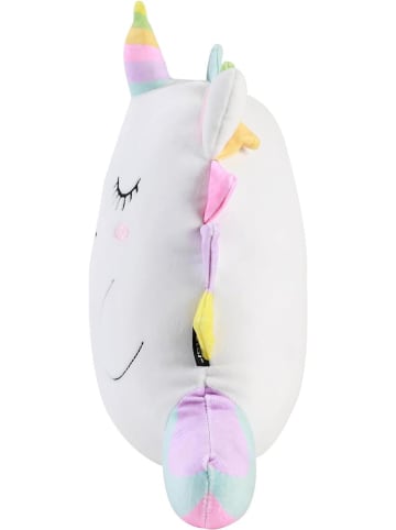 i-Total Dekokissen  Flauschiges Stoffkissen in Form eines Einhorn