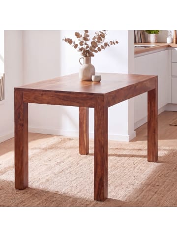 FineBuy Esstisch in Braun / Sheesham / 60x120x76