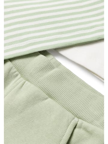 Stellou & friends Jersey-Set 3tlg., 2 Langarmshirts und Hose in mint