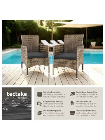 tectake 2er Set Rattanstuhl Nantes