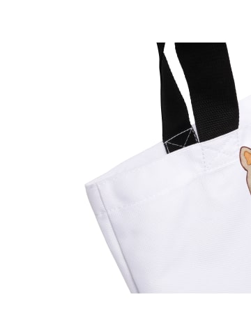 Mr. & Mrs. Panda Shopper Tasche Katze Sitzen ohne Spruch in Weiß