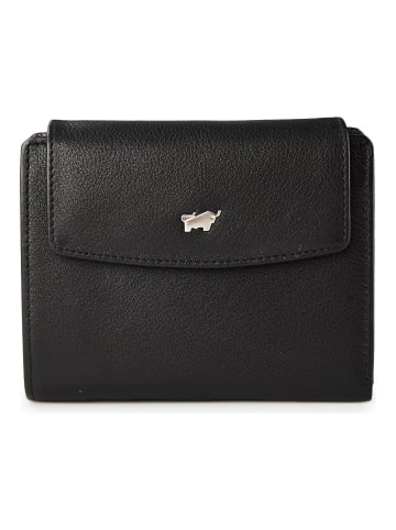 Braun Büffel Joy Geldbörse RFID Schutz Leder 12 cm black