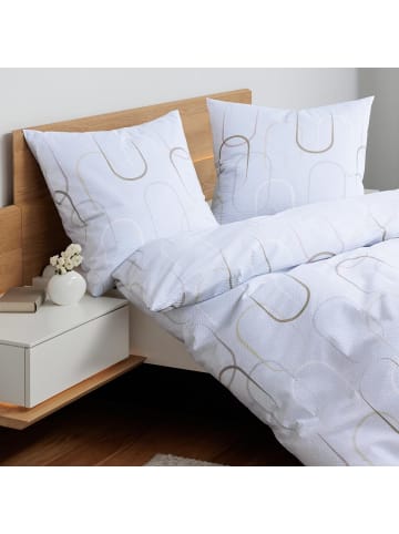 Janine Bettwäsche Tango 20164 in blaugrau