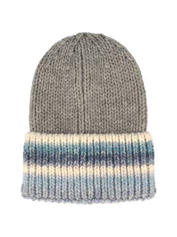 BREITER Strickmütze in schwarz