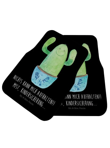 Mr. & Mrs. Panda Automatte Kaktus Happy mit Spruch in Schwarz