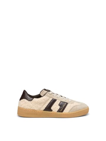 Marc O'Polo Sneaker in light taupe/dark brown