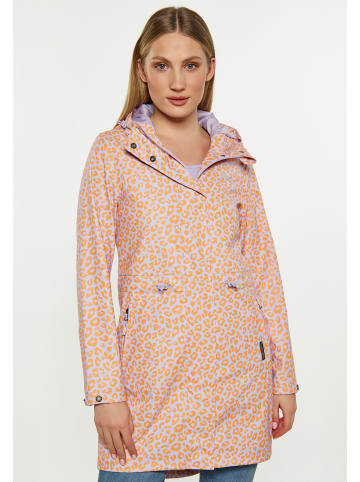 Schmuddelwedda Damen Regenparka in Pastelllavendel Orange Leo