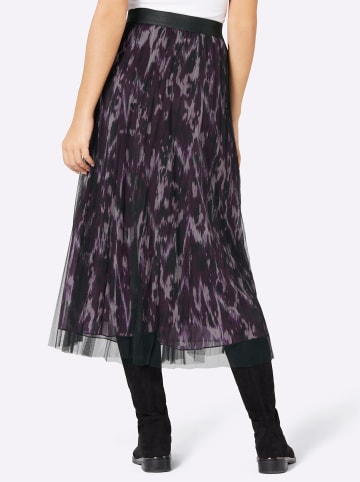 creation L Meshrock in traube-schwarz-bedruckt